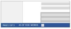 word-status-bar-word-count